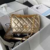 Hot Replica Chanel SMALL FLAP BAG AS3241 gold JK2361wR89