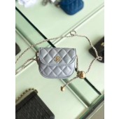 Imitation AAA Chanel Sheepskin Original Leather Pocket AP1461 grey JK3985RP55