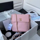 Imitation AAA Chanel small hobo bag AS2543 AS2542 pink JK3255RP55