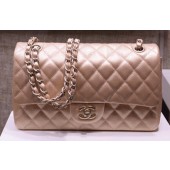 Imitation Chanel 2.55 Series Flap Bag Gold Original Caviar Leather A1112 Gold JK366Nj42