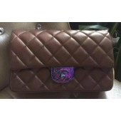 Imitation Chanel 2.55 Series Flap Bag Original Lambskin A93133 Brown JK216SU34