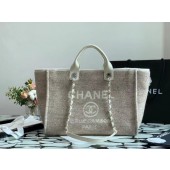 Imitation Chanel Canvas Tote Shopping Bag B66941 Cream JK3024SU58