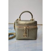 Imitation Chanel Lambskin Crystal Calfskin & Gold-Tone Metal AS1889 champagne JK3561Fo38