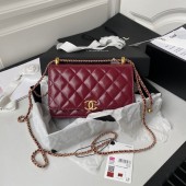 Imitation CHANEL Lambskin Flap Shoulder Bag AP2289 red JK2945RC38