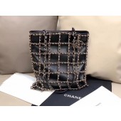 Imitation Chanel Lambskin Shopping bag AS1383 black JK4360Tm92