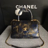 Imitation High Quality Chanel Original Python Leather Tote Bag 8119J JK5395Bo39