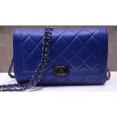 Knockoff Boy Chanel mini Flap Bags Bright Cannage Pattern A33815 Blue JK402NL80