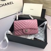 Knockoff Chanel Classic Flap Bags Light Pink Original Sheepskin Leather 1116 Silver JK5683NL80