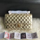 Knockoff CHANEL Classic Handbag Lambskin 1112 GOLD JK3810WW40