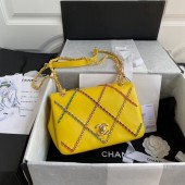 Knockoff Chanel flap bag AS2383 yellow & Multicolor JK3493NL80