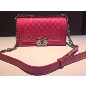 Knockoff High Quality Boy Chanel Flap Shoulder Bag Sheepskin Leather A67189 Rose JK138Lg12