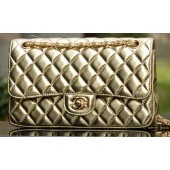 Luxury Chanel 2.55 Series Flap Bag Gold Sheepskin Leather A1112 Gold JK712Px24