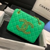 Luxury CHANEL 2020 New Style Original Leather AS1516 green JK4196kp43