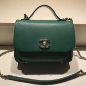 Luxury Chanel Classic Flap Bag Original Leather CHA3269 Green JK5775bE46