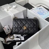 Luxury Chanel Flap Shoulder Bag Original leather AS2634 black JK3073Px24