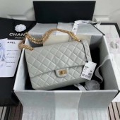 Replica AAA Chanel 2.55 Calfskin Flap Bag A37587 light grey JK3867of41