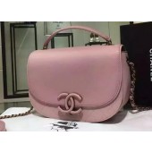 Replica Best Quality Chanel Classic Top Flap Bag Calfskin Leather A9510 Pink JK107Rf83