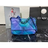 Replica chanel 19 flap bag AS1160 AS1161 Blue & Purple JK3451Jw87