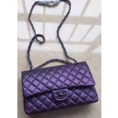 Replica Chanel 2.55 Series Double Flap Bag Original Lambskin Leather A1112 Violet JK355Yn66