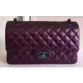 Replica Chanel 2.55 Series Flap Bag Original Deer Leather A1112 Purple JK360Jw87