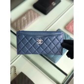 Replica Chanel Calfskin Leather & Gold-Tone Metal A84107 blue JK1294ij65