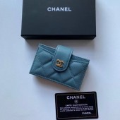 Replica Chanel card holder AP0342 blue JK1142Kg43