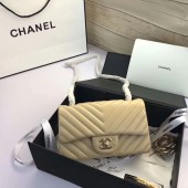 Replica Chanel Classic Flap Bags Camel Original Sheepskin Leather 1116 Gold JK5668Sf59