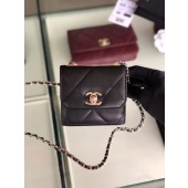 Replica Chanel flap bag Lambskin & Gold-Tone Metal 3797 black JK4583hD86