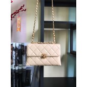 Replica Chanel Flap Lambskin Shoulder Bag AS3011 cream JK2792DY71