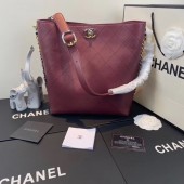 Replica Chanel hobo handbag AS0414 Burgundy JK4731iF91