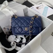 Replica Chanel leather Shoulder Bag AS2798 blue JK2980EO56