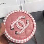 Replica Chanel Original Clutch with Chain B81599 pink JK1298nB47