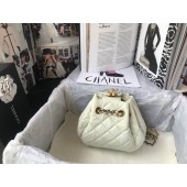 Replica CHANEL Original Leather Rope Bag AS1802 White JK3177HB48