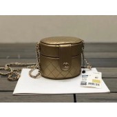 Replica Chanel Original Small chain Clutch bag AP1573 Bronze JK3887DY71