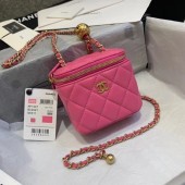 Replica Chanel Original Small classic chain box handbag AP1447 rose JK4138KG80