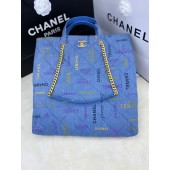 Replica Chanel SHOPPING BAG 2566 blue JK2564nB47