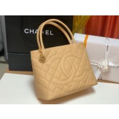 Replica Chanel Tote Bag Grained Calfskin&Gold-Tone Metal AS1804 apricot JK2541iF91