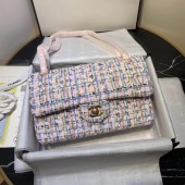 Replica CHANEL Tweed Calfskin -Tone & Gold-Tone Metal 1112 pink JK4450zR45