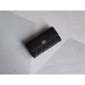 Replica Designer Chanel Boy Matelasse Long Wallet Calfskin Leather CHA5264 Black JK1437Bb80