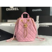 Replica Designer Chanel Calfskin Backpack Original Leather AS3211 pink JK2338Bb80