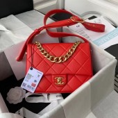 Replica Fashion Chanel leather Shoulder Bag AS2842 red JK2985HM85