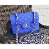 Replica Fashion Chanel mini Classic Flap Bags Blue Cannage Pattern 1115 Gold JK1012yI43