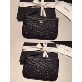 Replica Fashion Chanel Sheepskin Leather 2256 Wallet Black JK1377yI43